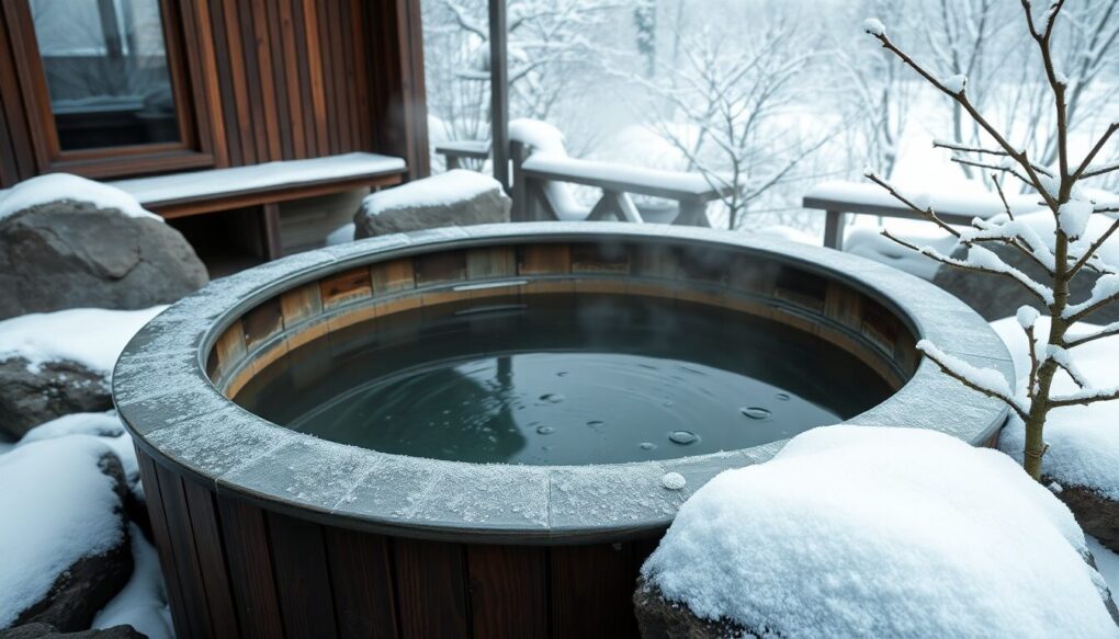 雪景色を楽しめる露天風呂の魅力