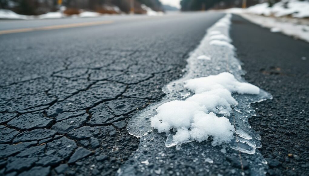 現地へ向かう道の路面凍結リスク