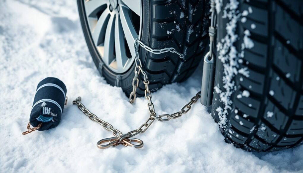 雪道の走行に必要なタイヤ装備とチェーン