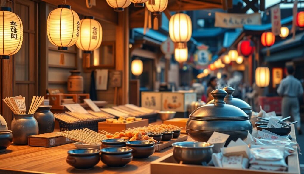 屋台とイベントの雰囲気