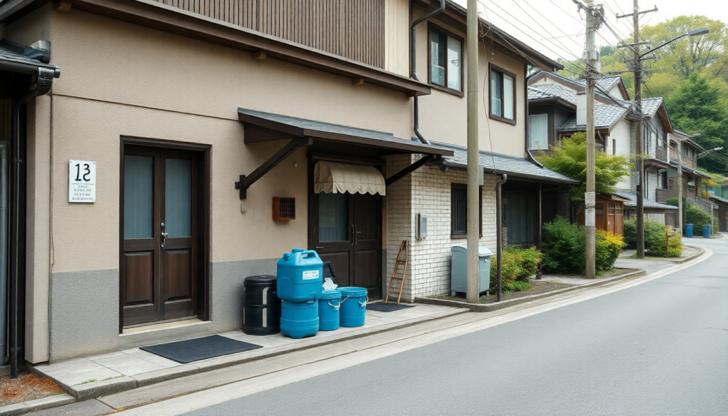 湯河原温泉断水における宿泊者と住民の対策